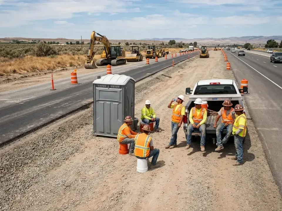 highway-road-construction-crew-007 — frequently asked questions, Porta Potty and Restroom Rentals in Willits, CA